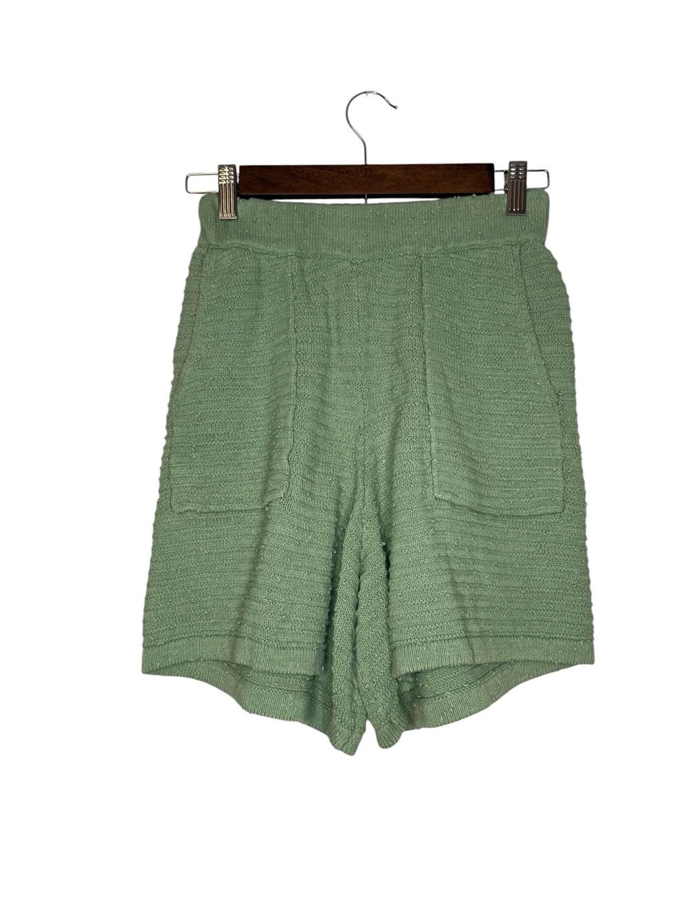 Free People Beach Carter Sweater Shorts Knit Green Size XS